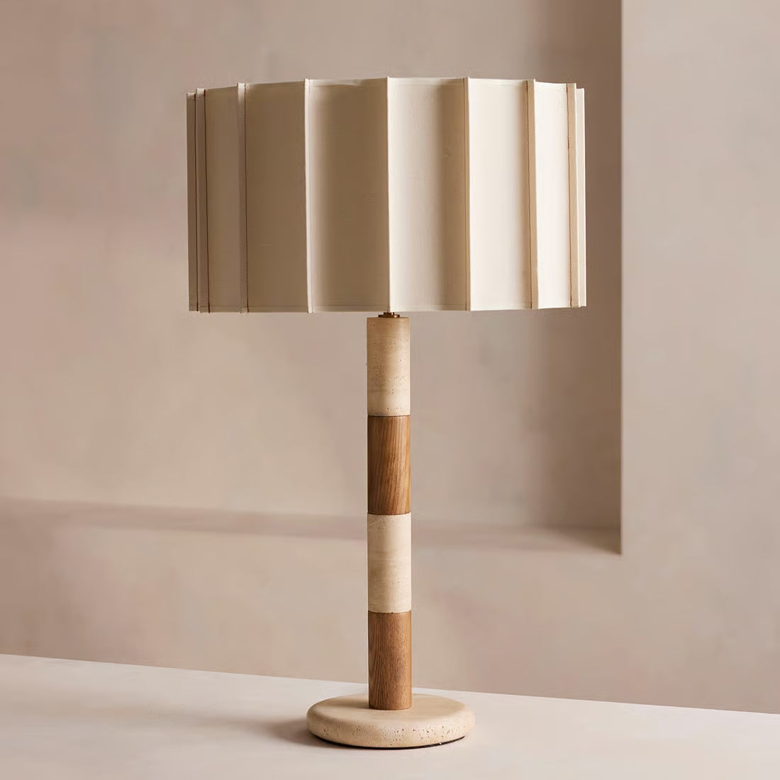 Pleated Grove Table Lamp D216