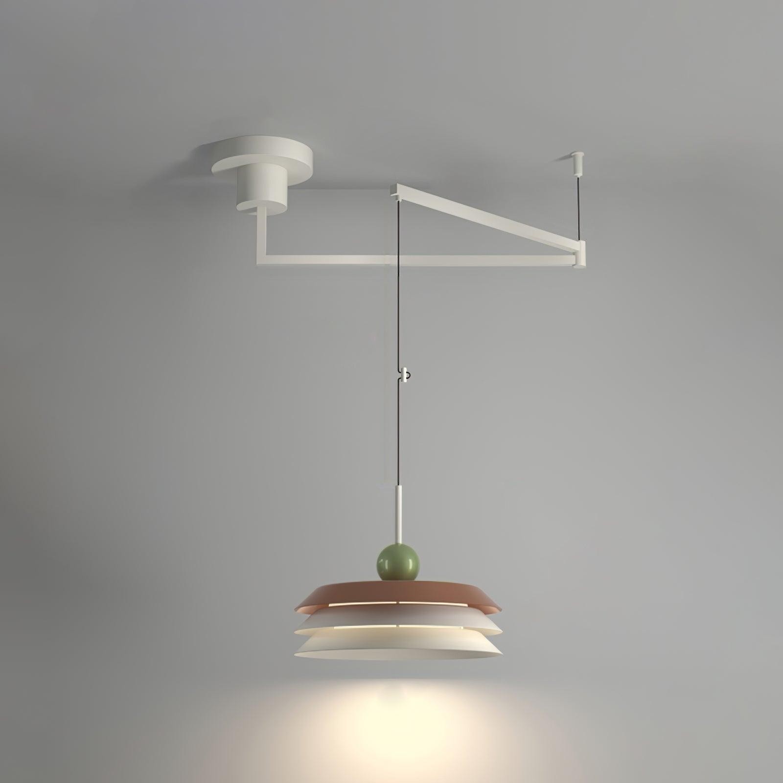 Nordic Creative Cream Style Multi-Layer Pendant Lamp For Living Room M451