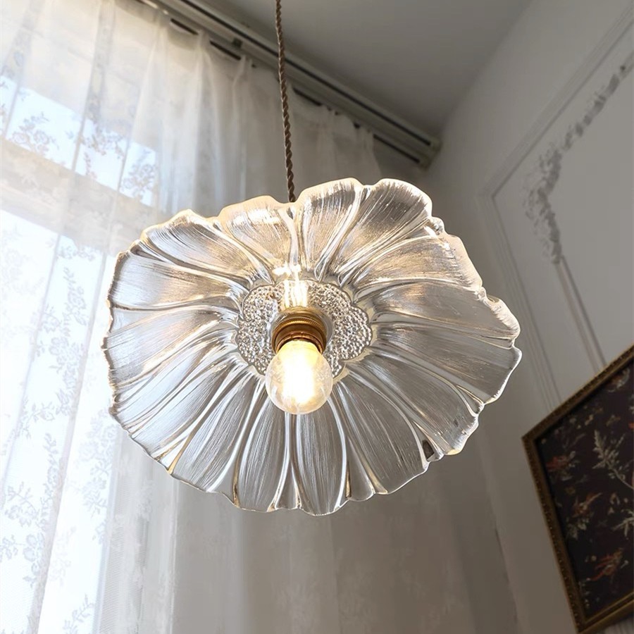 Tiffany Lotus Glass Pendant Light S55