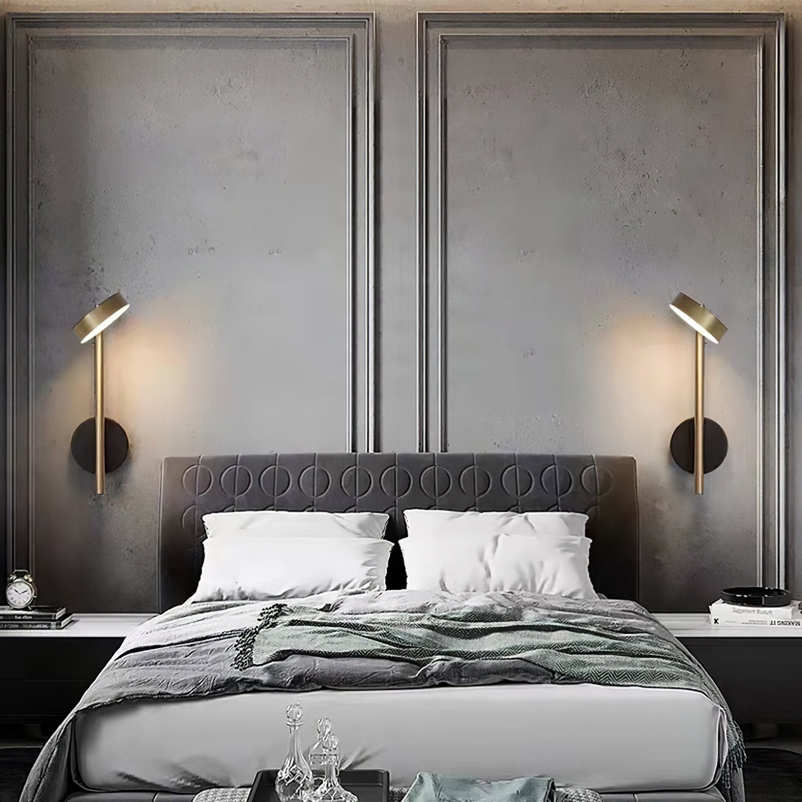 Italian Simple Round Metal Wall Lamp M72