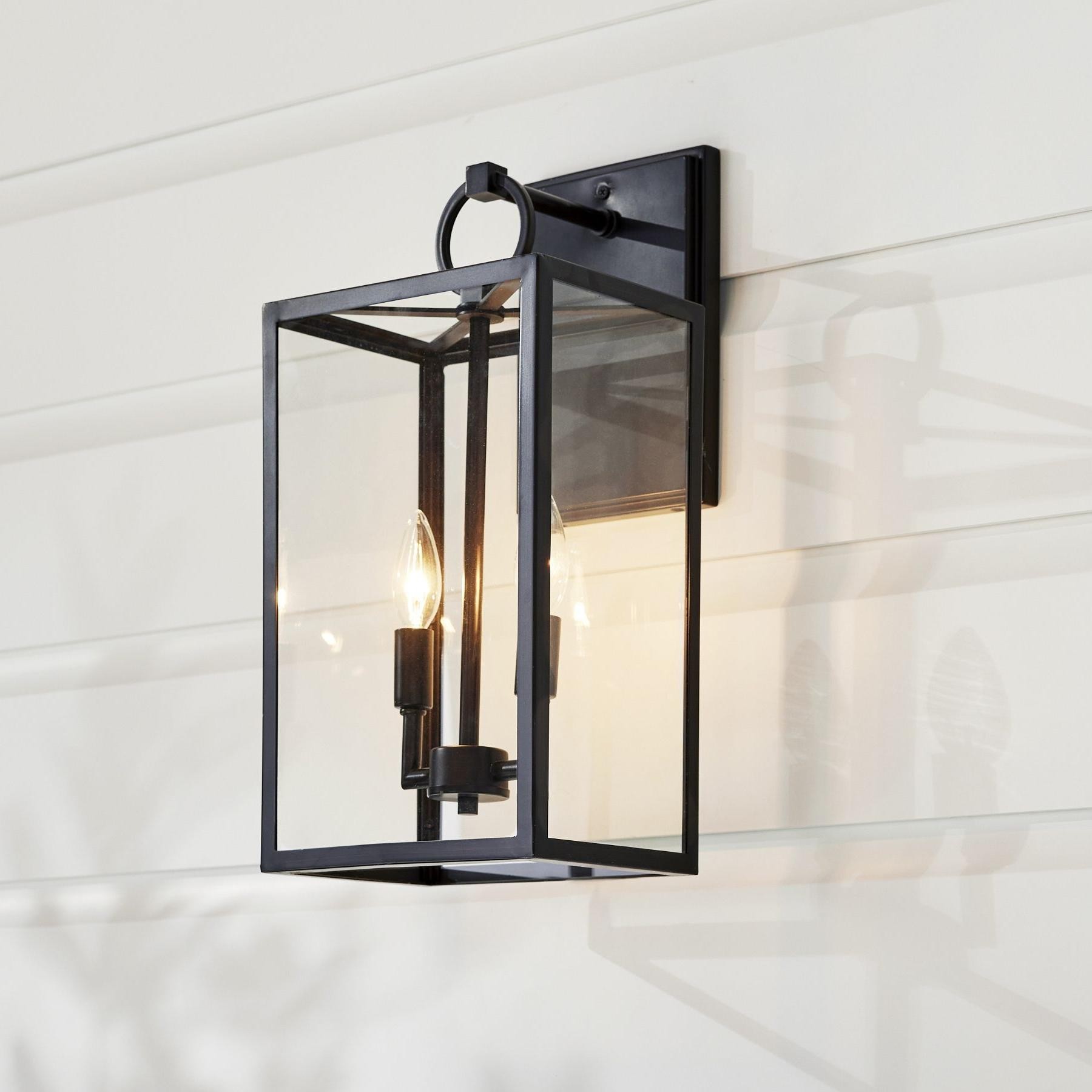 Ferrix Industrial Iron Outdoor Wall Lamp - Lighting Stylish Exterior Glass Lighting T143