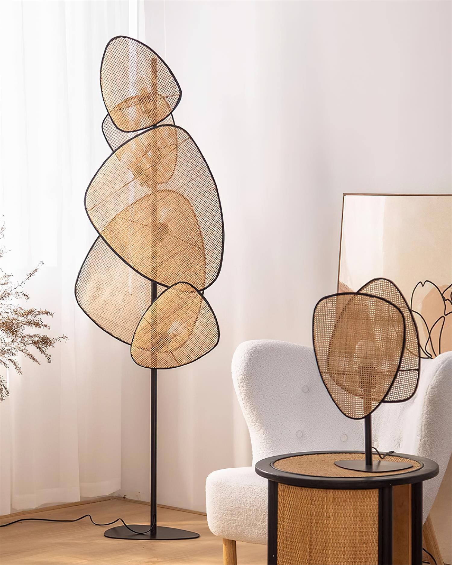 Creative Natural Rattan Floor Lamp M330
