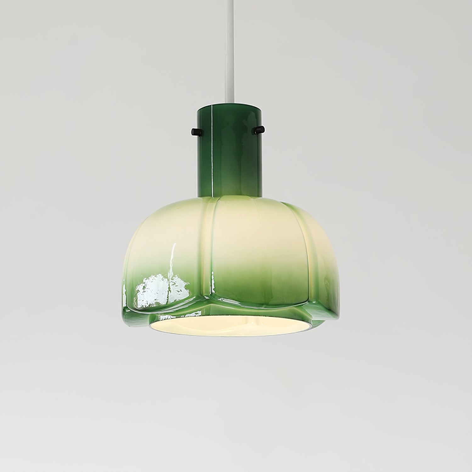 French Pastoral Style Petal Glass Pendant Light M123