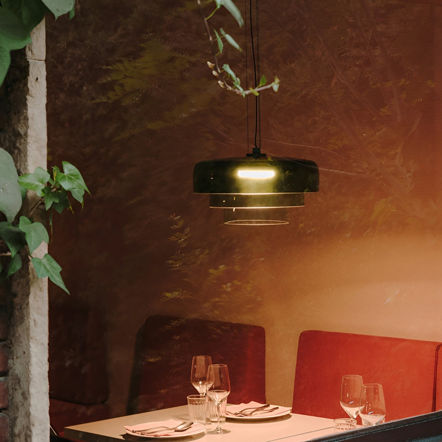 Nordic Celestial Glass Pendant Light D908