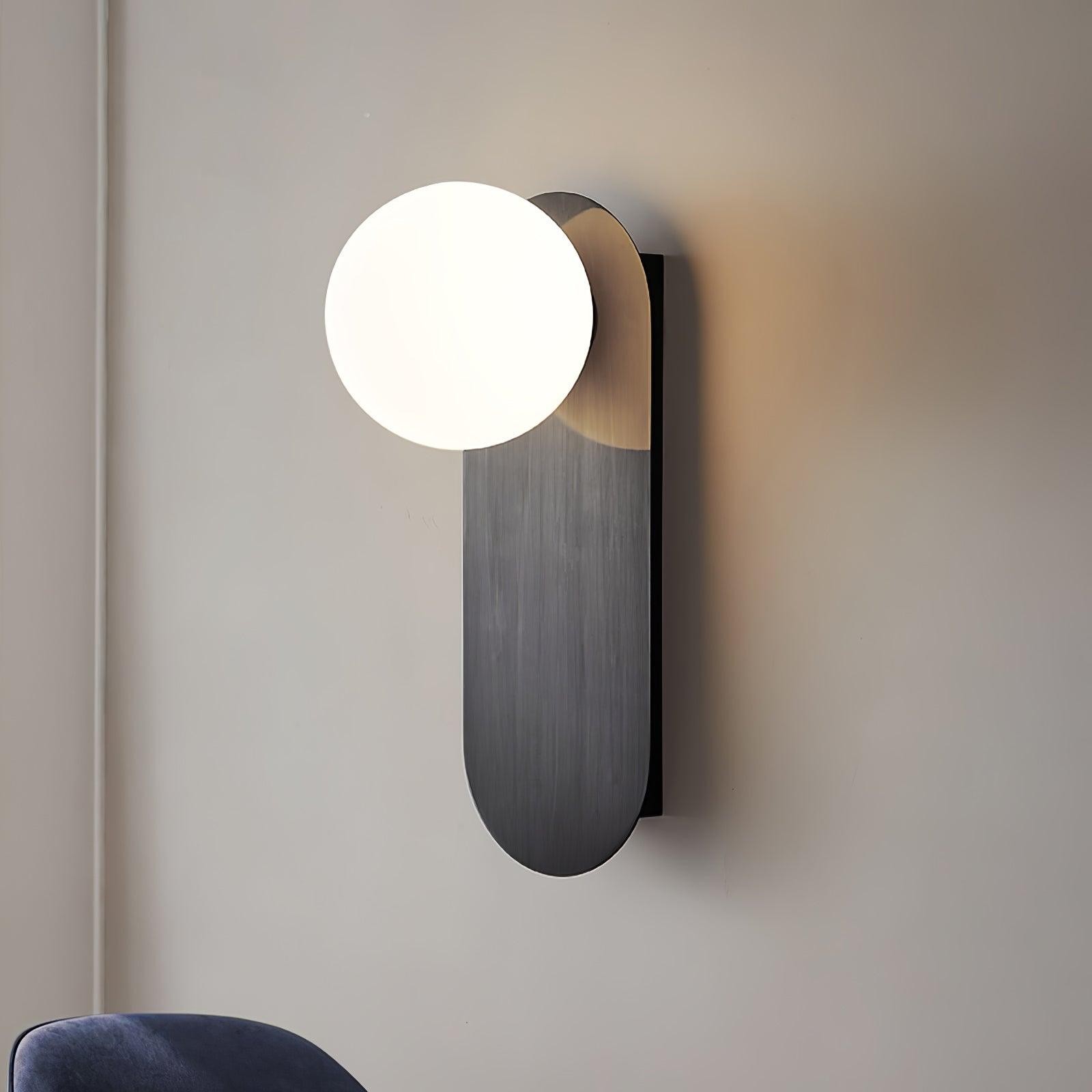 Modern Glass Base Sconce M381