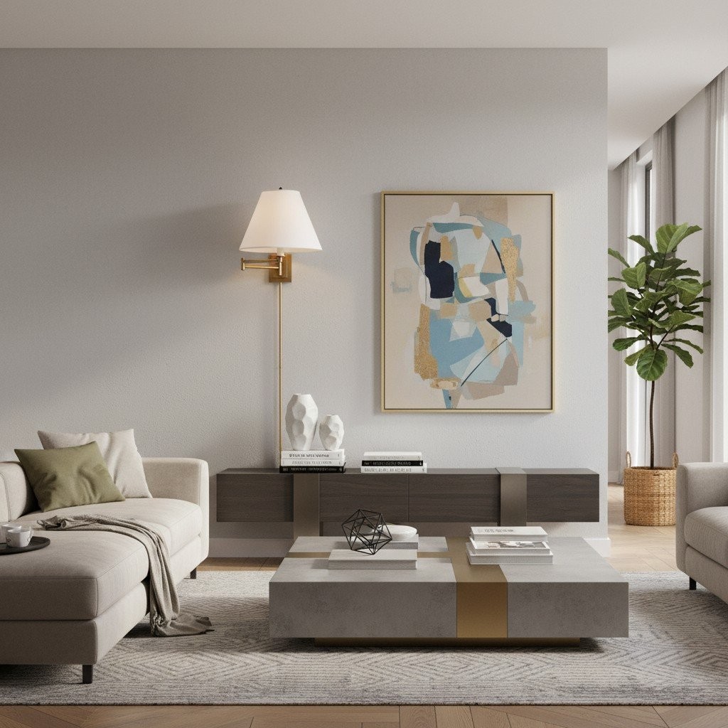 Arcuma Rotating Arm Wall Lamp - Retro Metal and Fabric for Bedrooms and Reading Corners T506