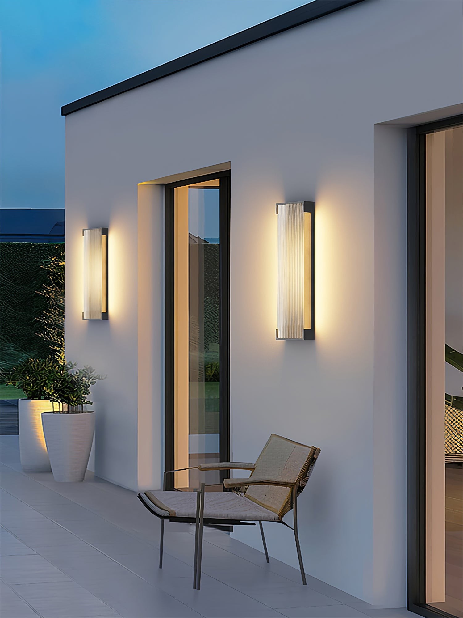Rectangular Outdoor Wall Light M434