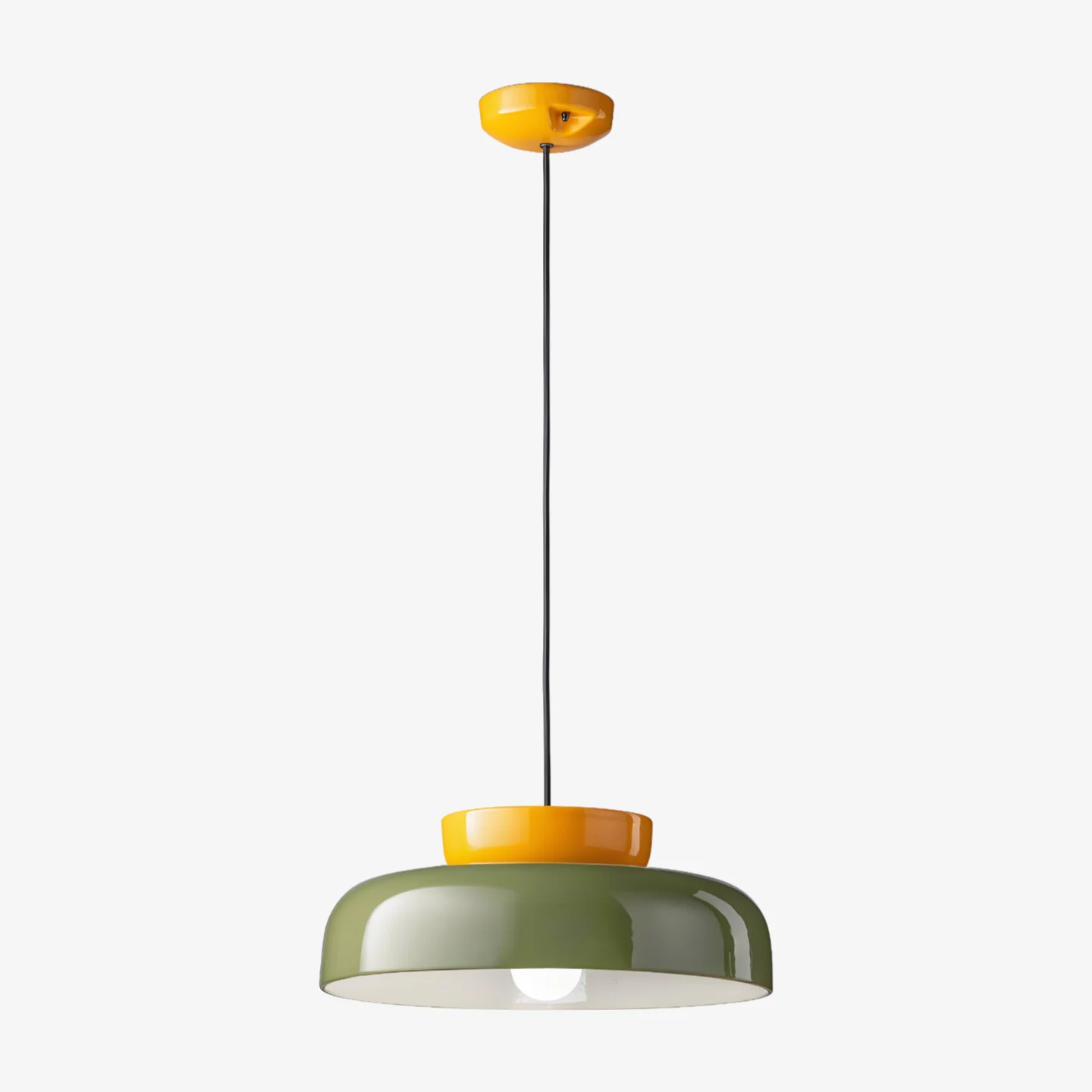 Fiesta Colorful Bowl-Shaped Ceramic Pendant Light for Dining Room T068