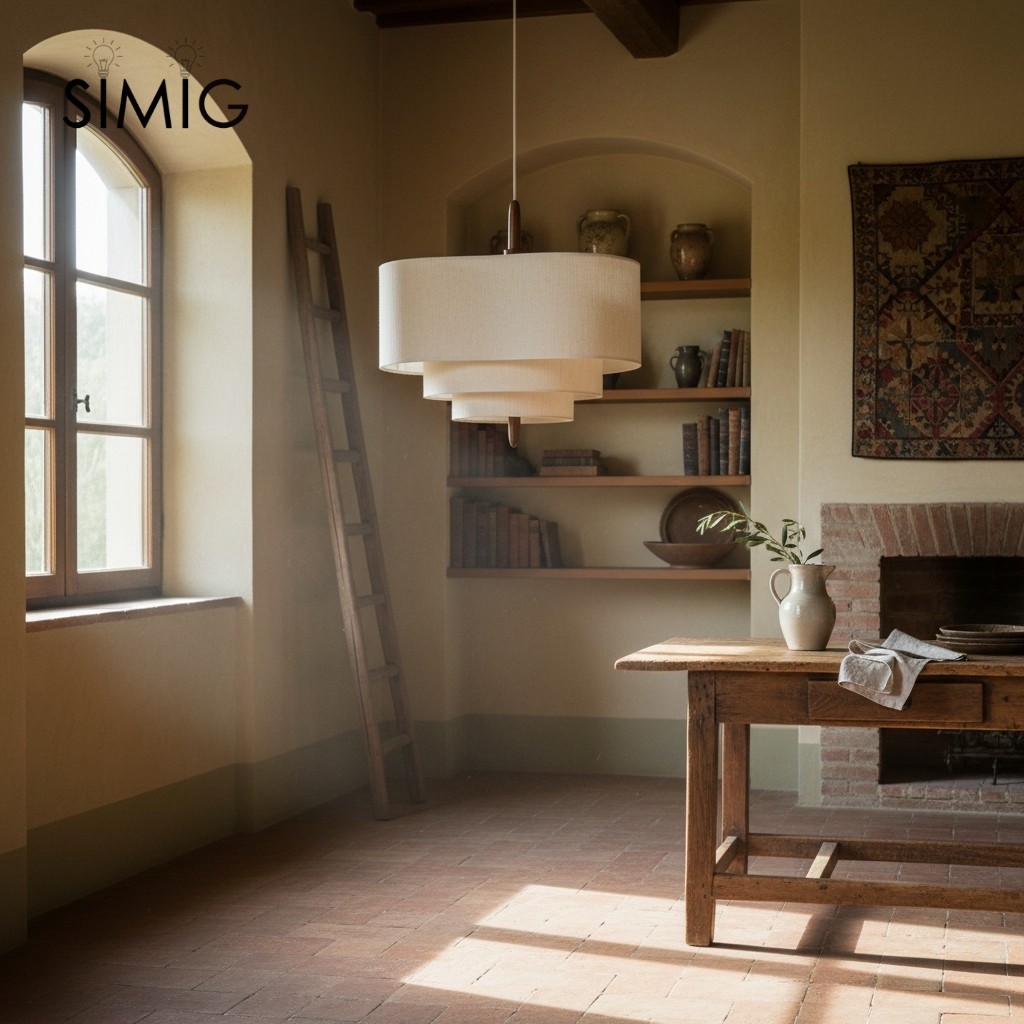 Nordic Retro Fabric Pendant lamp M145