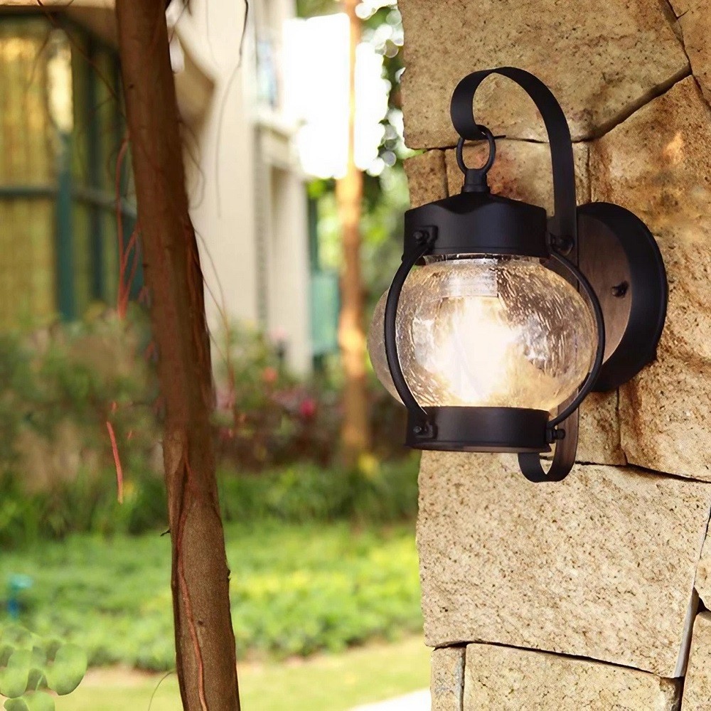 Vintage Lantern Outdoor Wall Light For Garden S100
