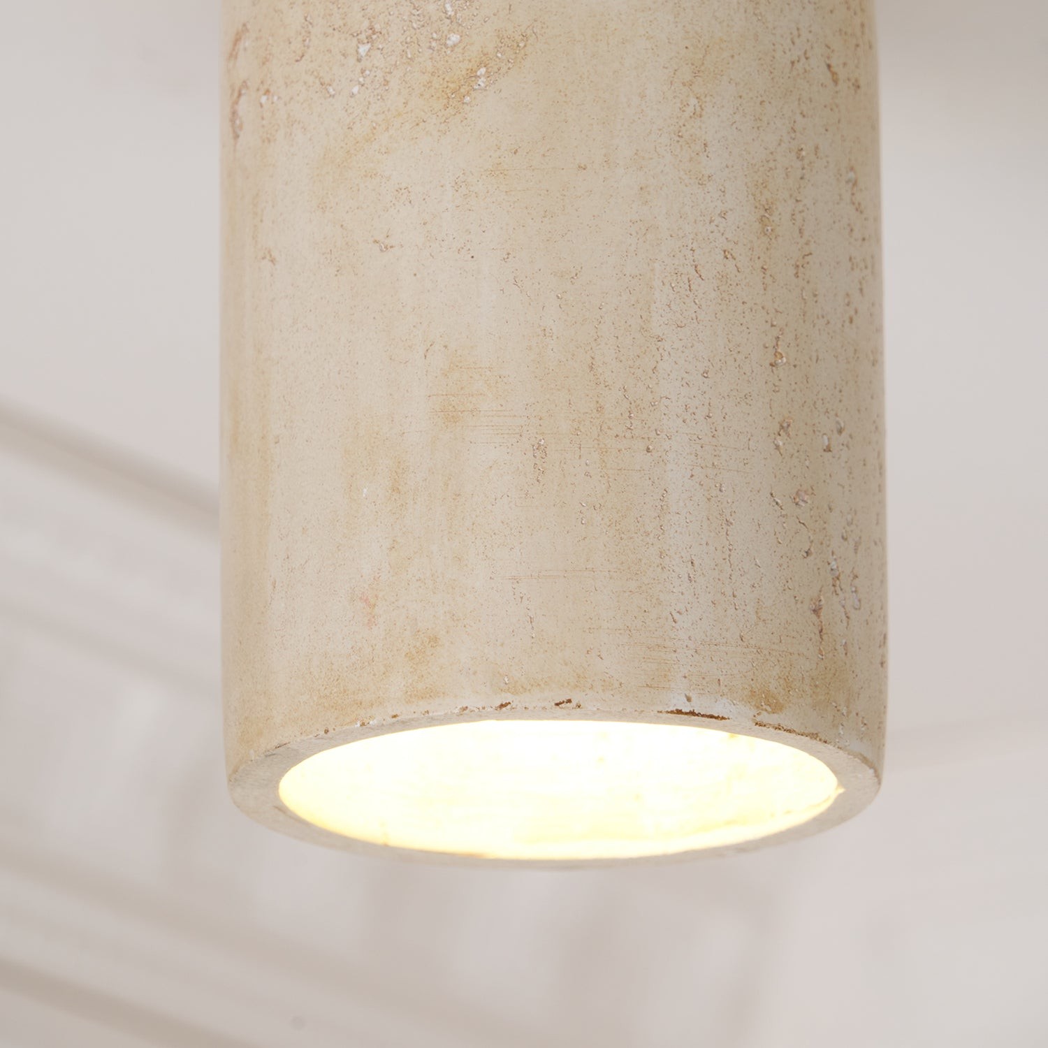 Marble Travertine Column Ceiling Lamp M510