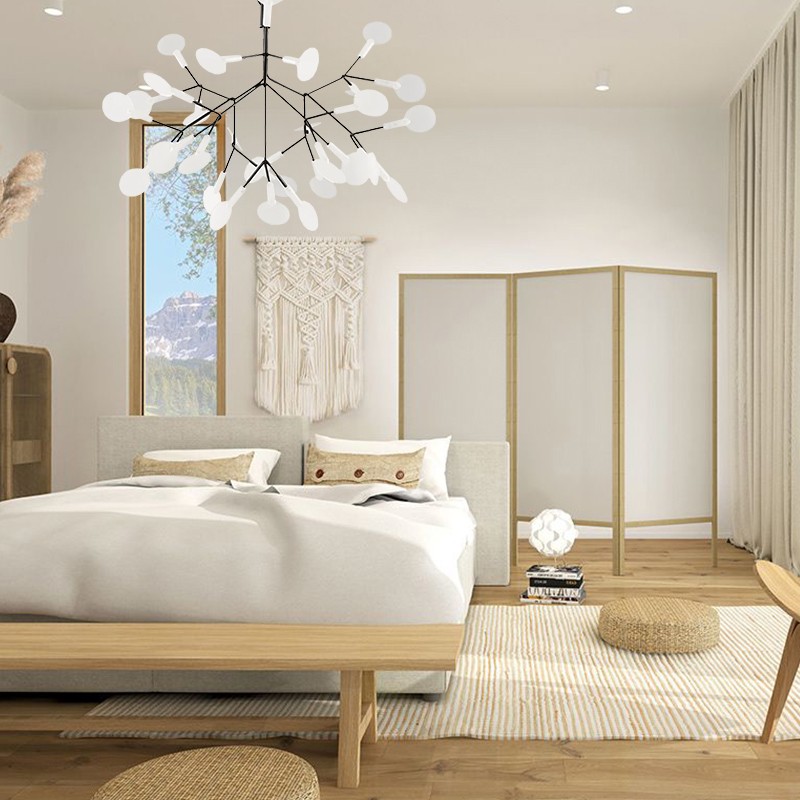 Scandinavian Branching LED Chandelier for Living Room
