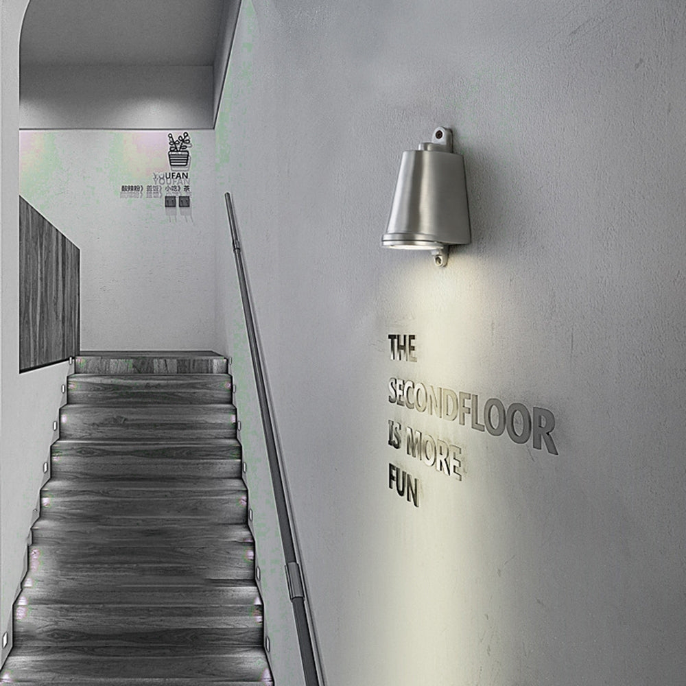 Industrial Metal Bell-Shaped IP65 Waterproof Outdoor Wall Light D876