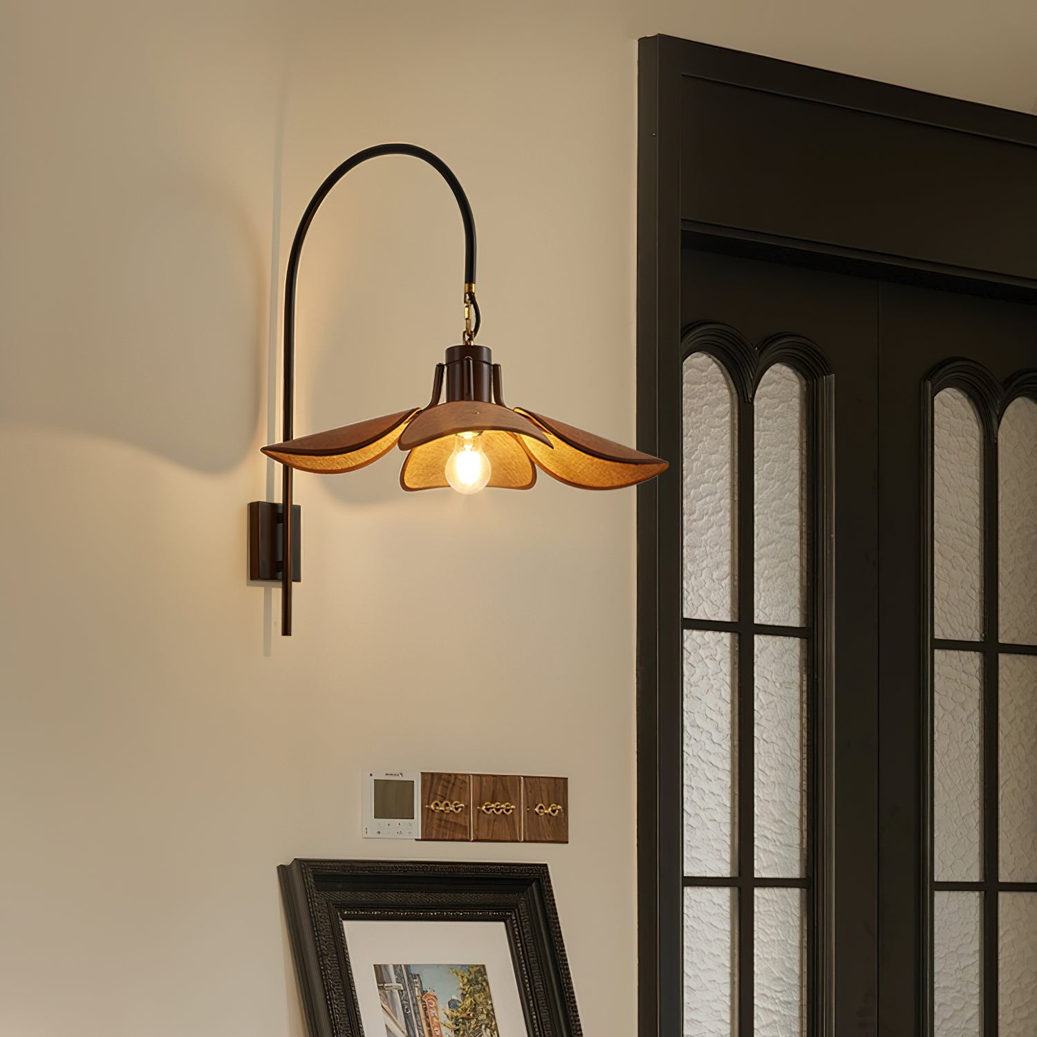 Retro Wabi-Sabi Style Petal Bloom Wall Lamp M33