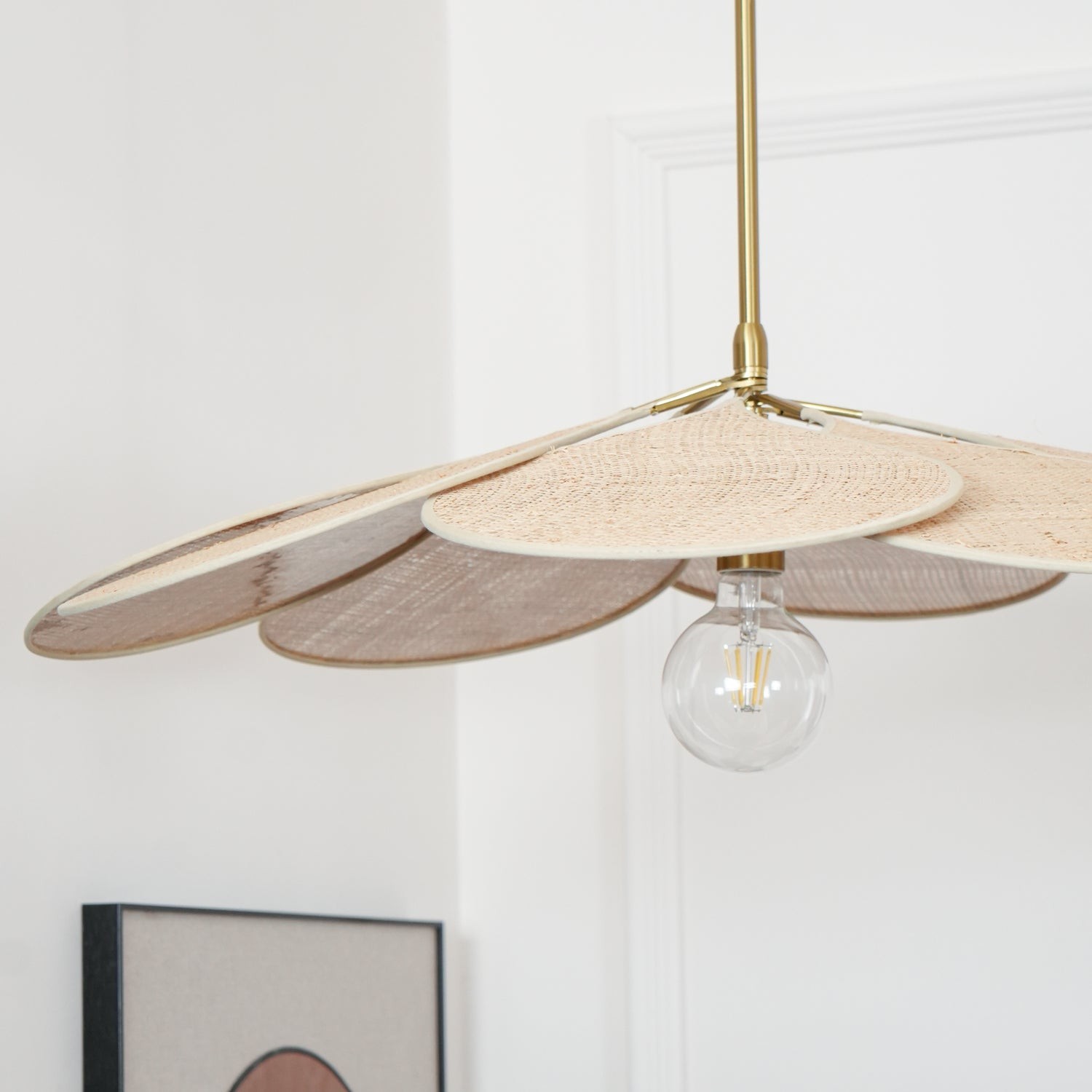 Petals Bloom Rattan Pendant Lamp M532