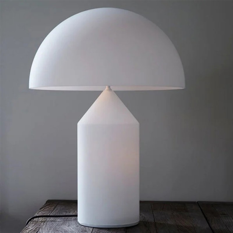 Modern Mushroom Metal Table Lamp for Bedroom