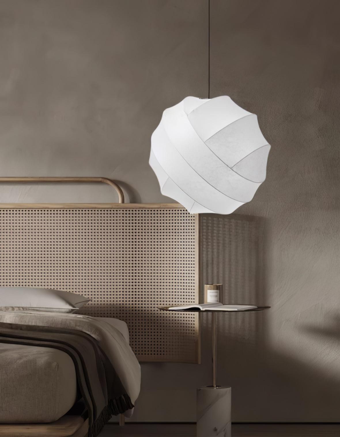 Wabi-Sabi Style Fiber Cocoon Pendant Lamp M505