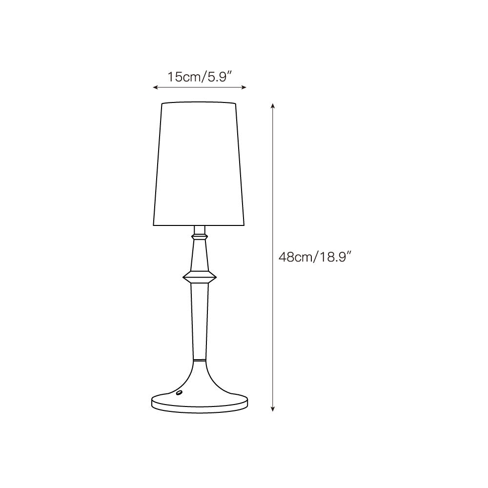 Devon Black Table Lamp D709
