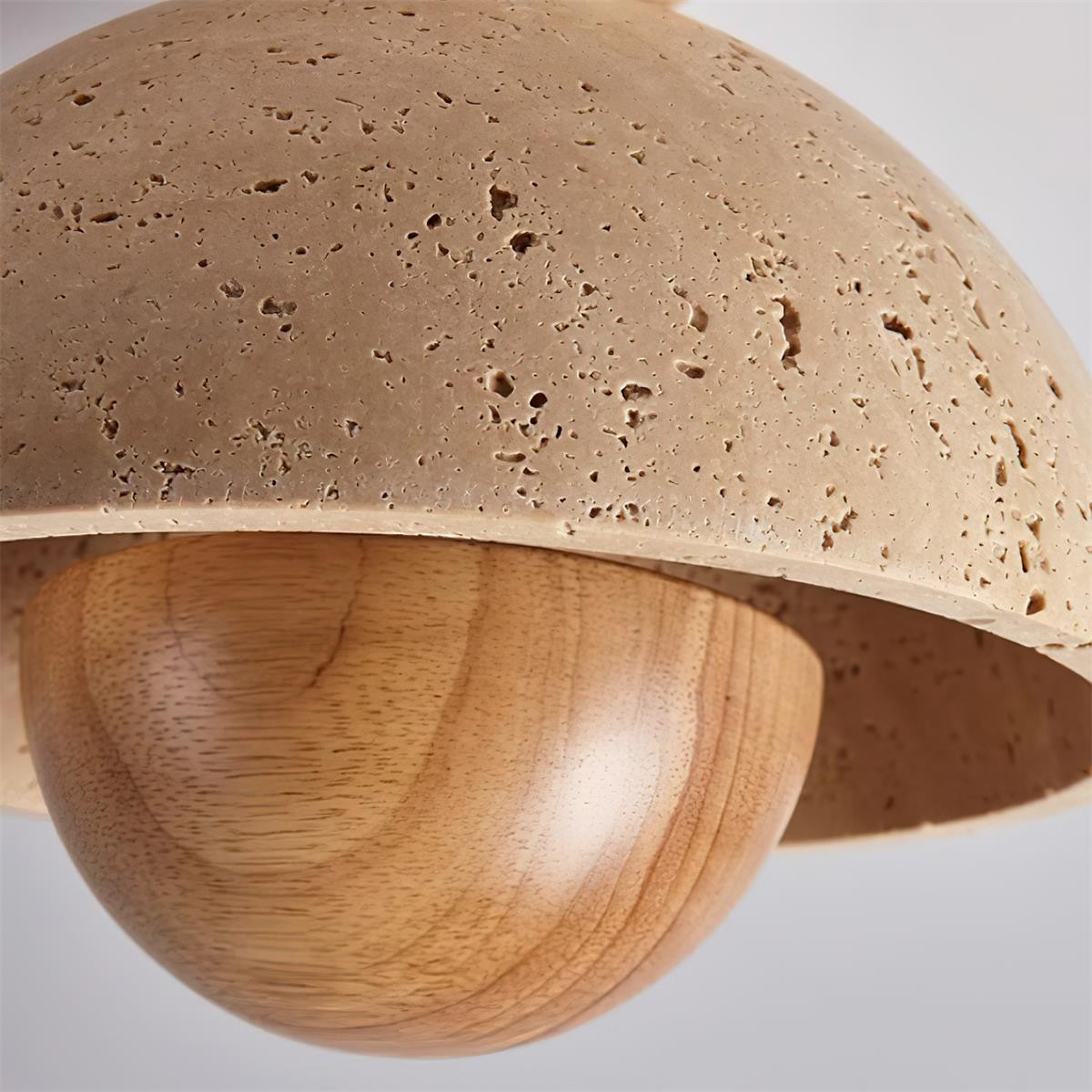 Japanese Wooden Inverted Ceiling Light M189