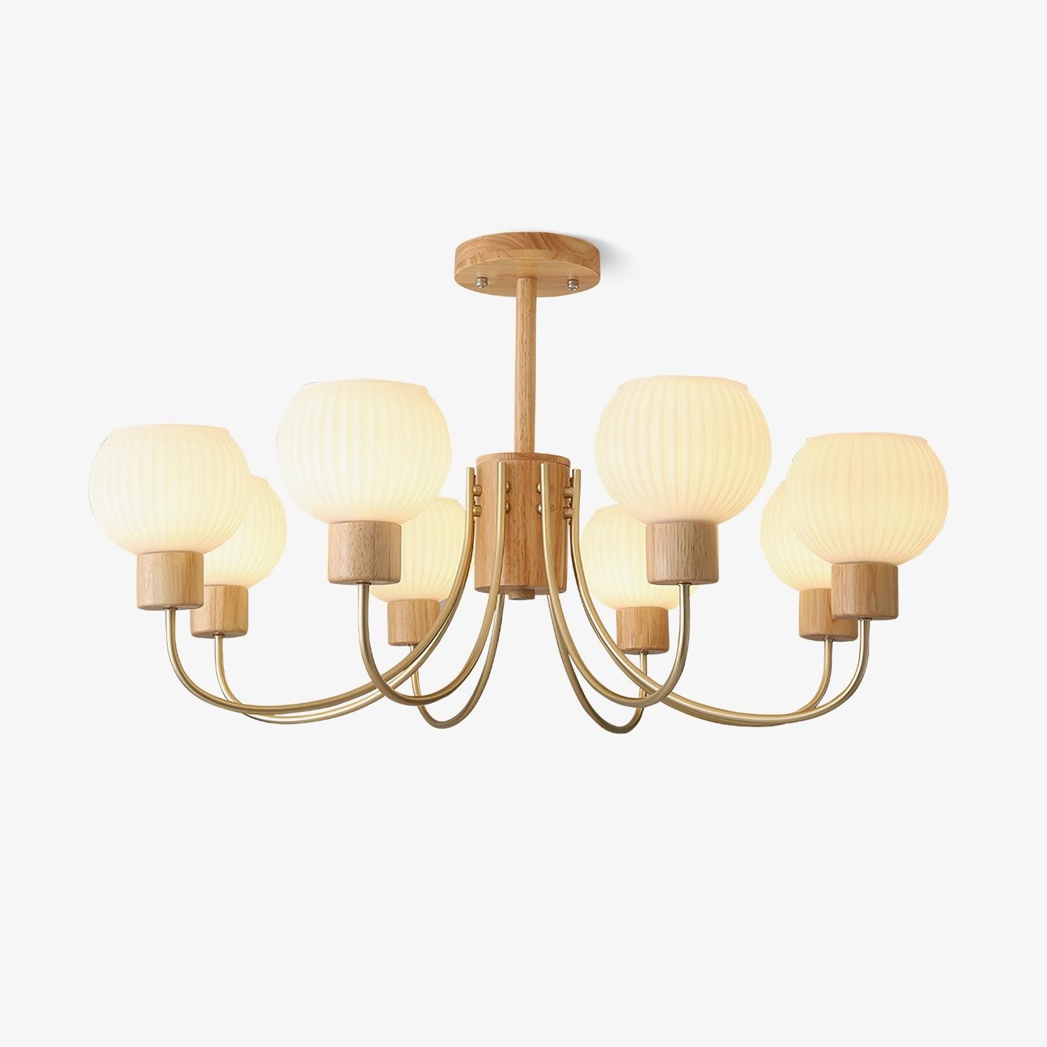 Wabi-sabi Wooden Chandelier M562