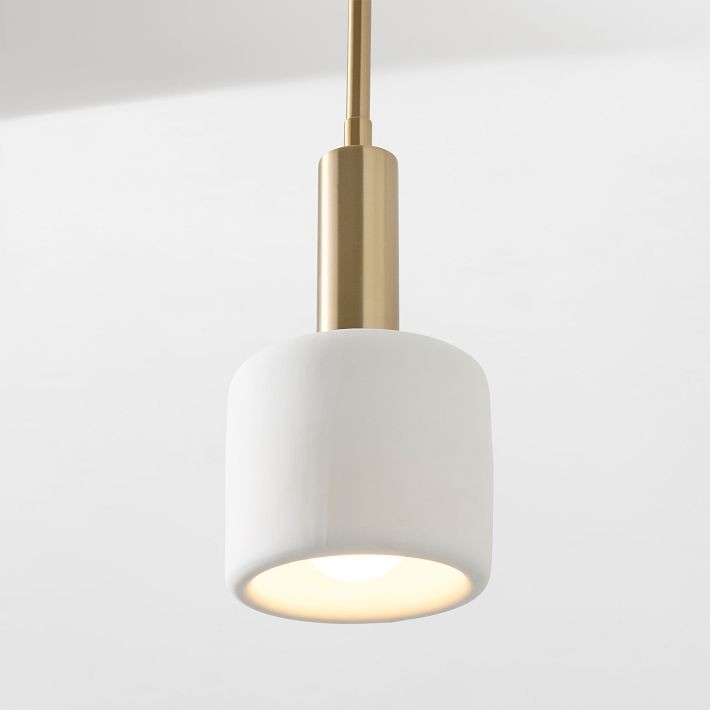 Cerova Modern Ivory Pendant Lamp – Minimalist Organic Design for Dining Rooms T164