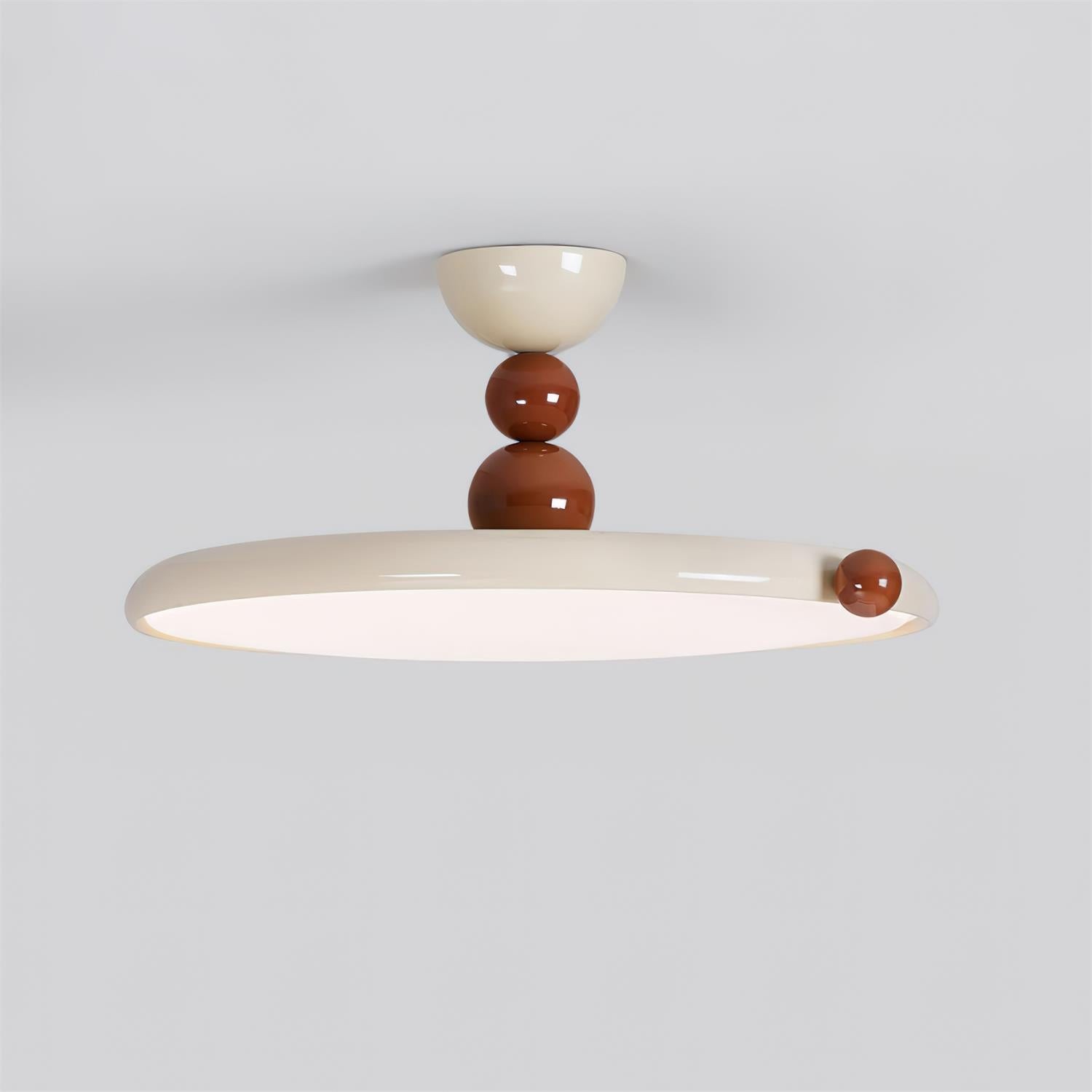 French Style Retro Round Flying Disc Ceiling Lamp M235