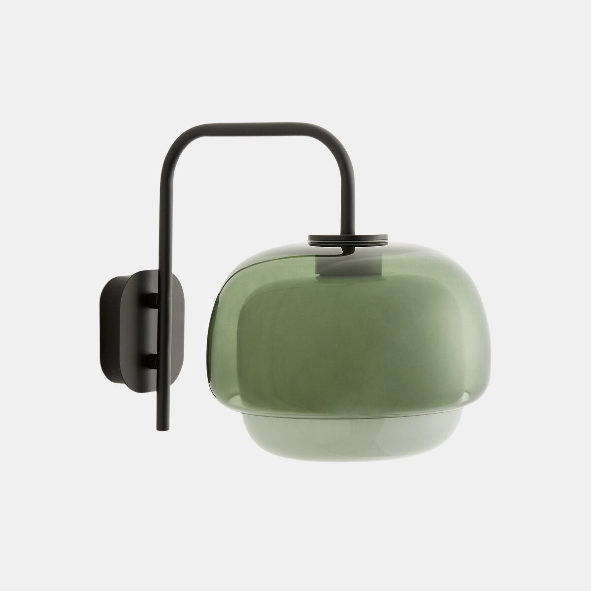 Clinco Colored Modern Vintage Glass Wall Lamp - Soft Mushroom Glow T416