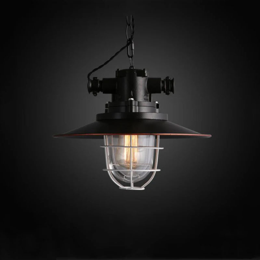 Brilliant Aluminum Industrial Ceiling Light D814