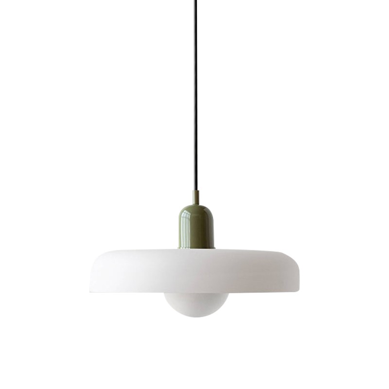 Morandi Glass Disc Orb Pendant Lamp S85