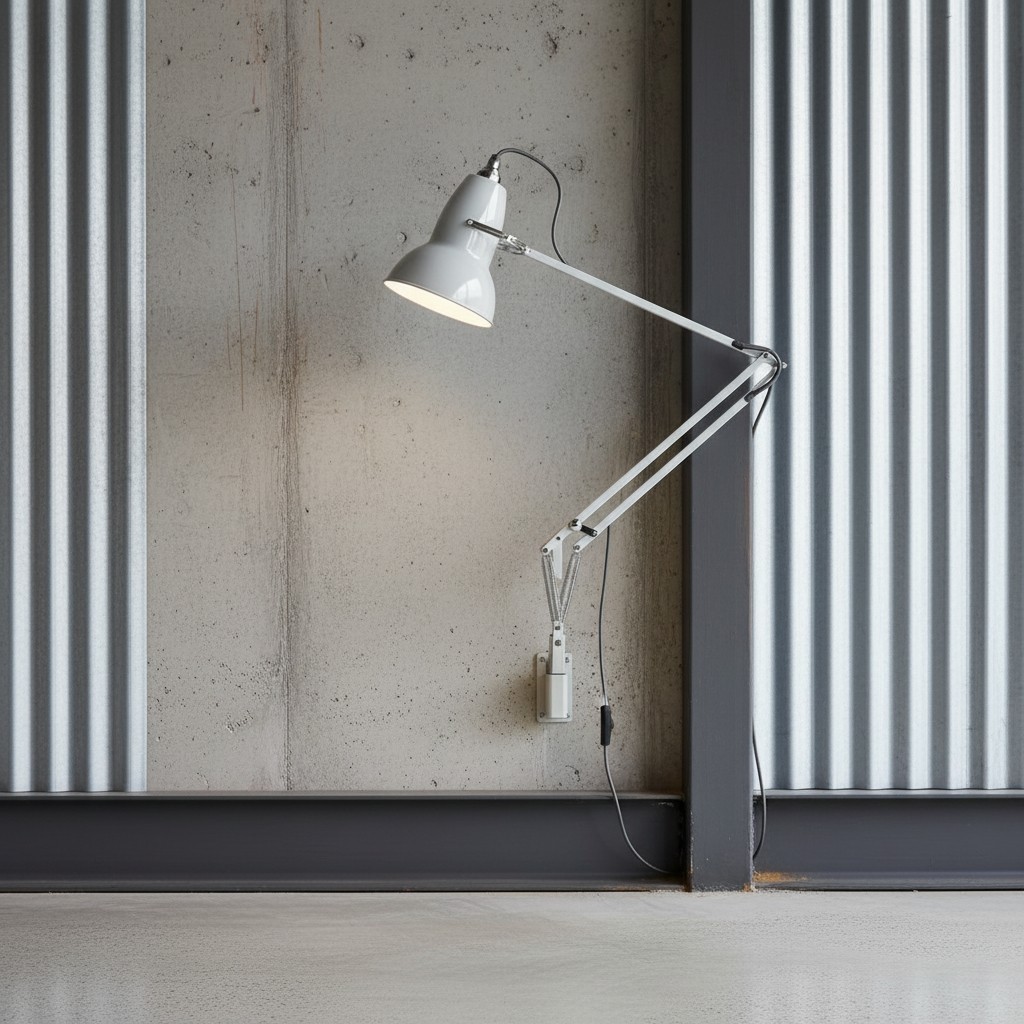 Modryx Adjustable Modern Wall Lamp with Bracket Sleek Aluminium Shade for Living Space T576