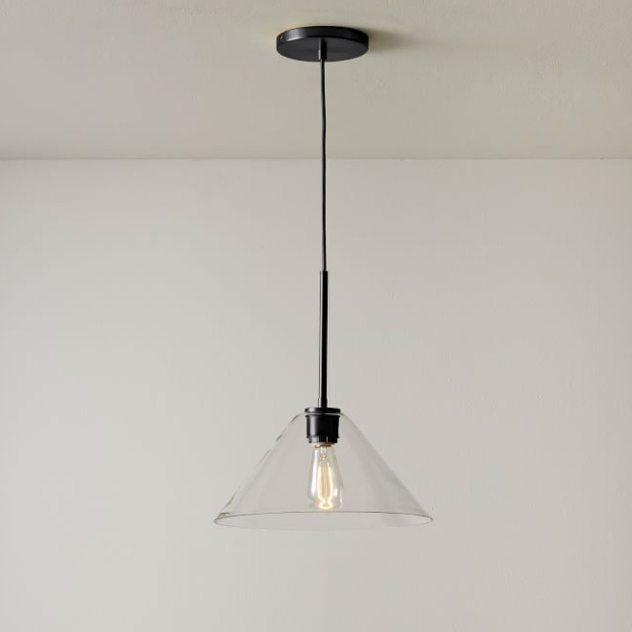 Conica Glass Cone Pendant Lamp – Modern Style Light for Any Room T104