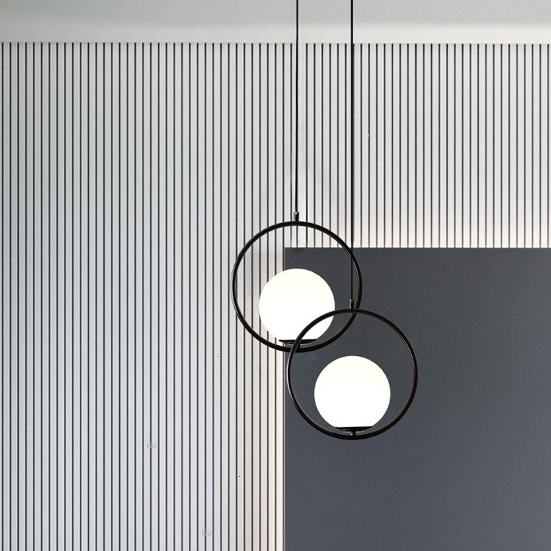 Modern Geometric Metal Pendant Light
