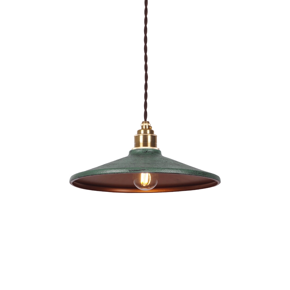 Rustic Saucer Shade Pendant Light D476