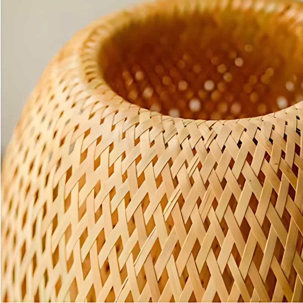 Handcrafted Sustainable Bamboo Table Lamp D847