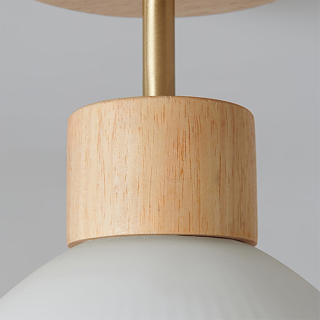 Nordic Wood Style LED Ceiling Lamp M177