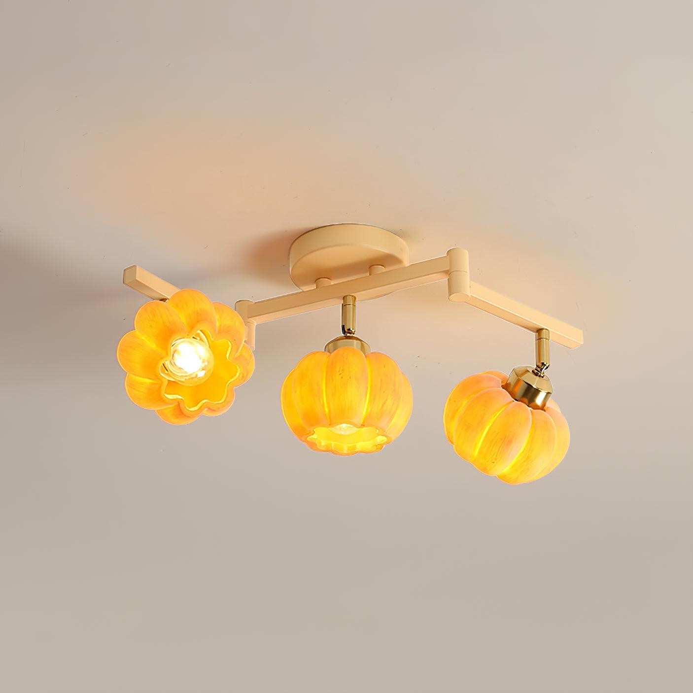 Pumpkin Flower Ceiling Lamp M315