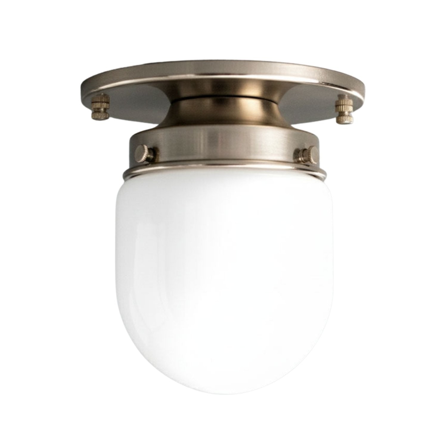 Opalume Glass Flush Mount Ceiling and Wall Light - Art Deco Small Globe Fixture T300