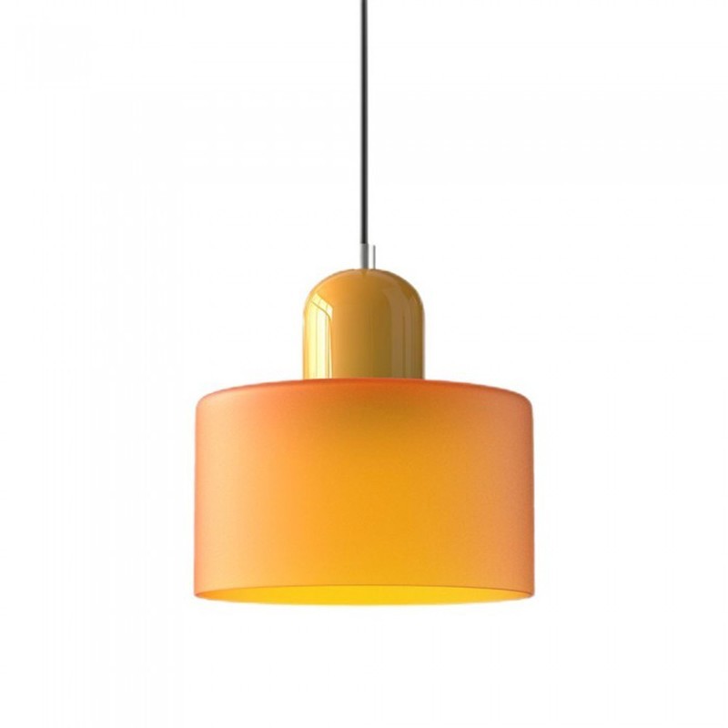 Nordic Morandi Cylinder Glass Pendant Lamp S101