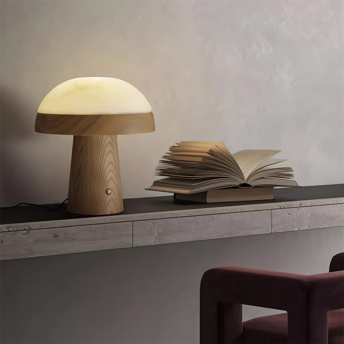 Nordic Minimalist Style Mushroom Shape Table Lamp M222