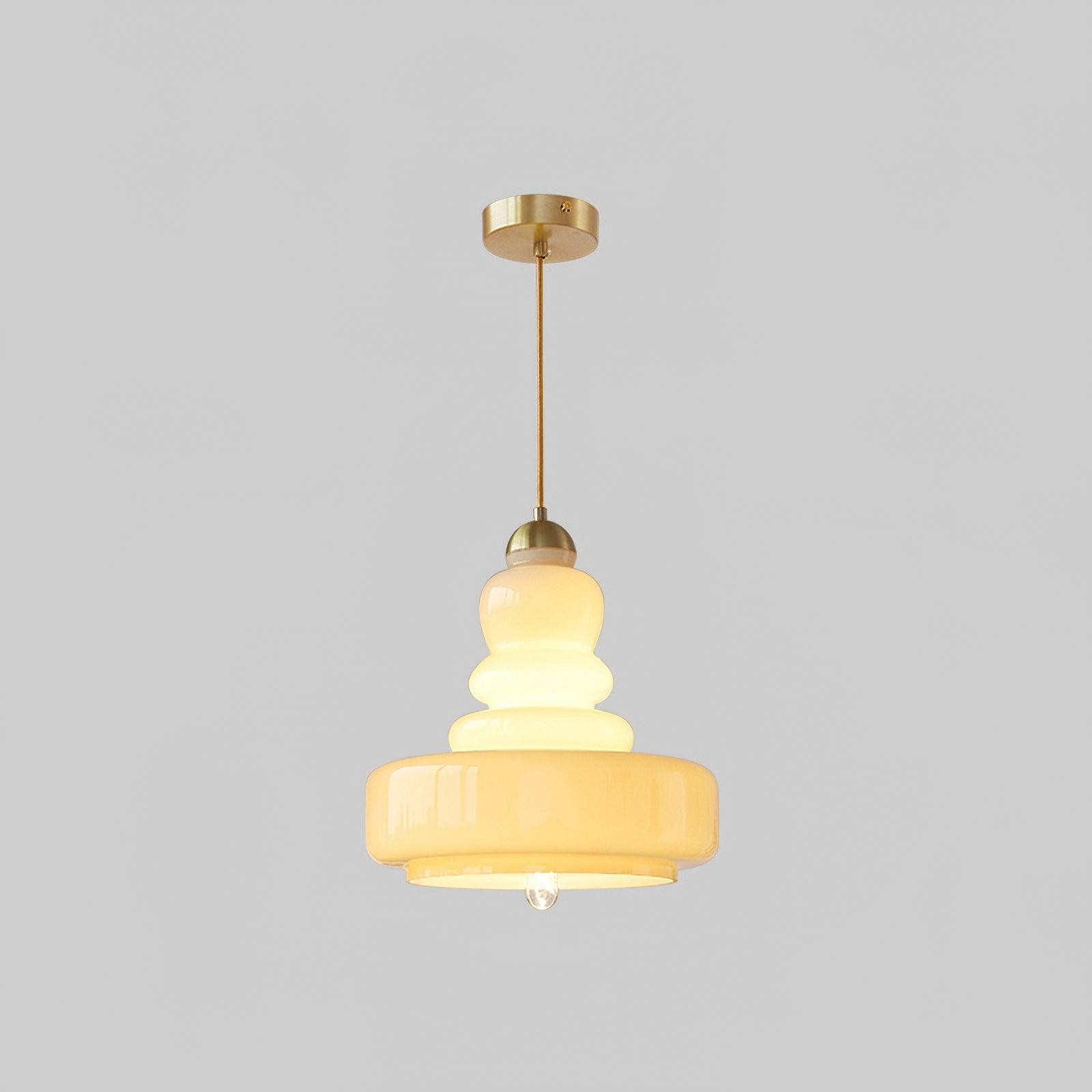 Bauhaus Vintage Gourd Glass Pendant Lamp S125