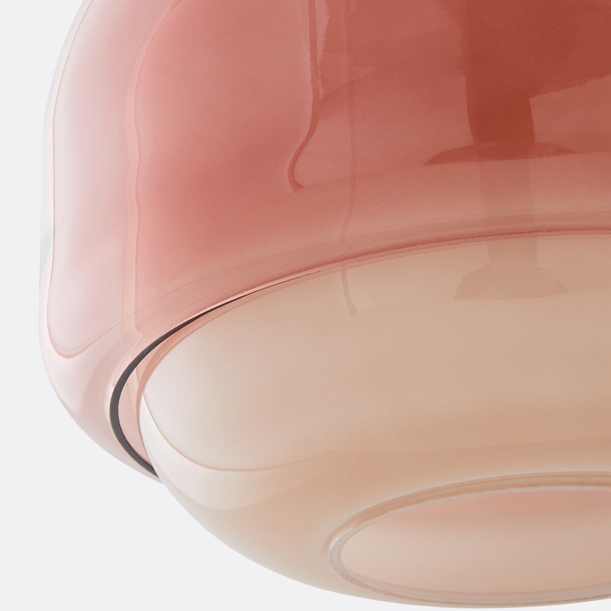 Clinco Modern Mushroom Pendant Light - Colored Glass Hanging Light T418