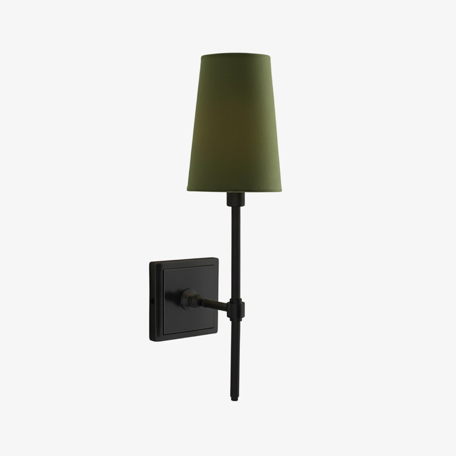 Derlina White Linen Shades Wall Lamp – Retro Metal Multi-Head Lighting Fixture T273