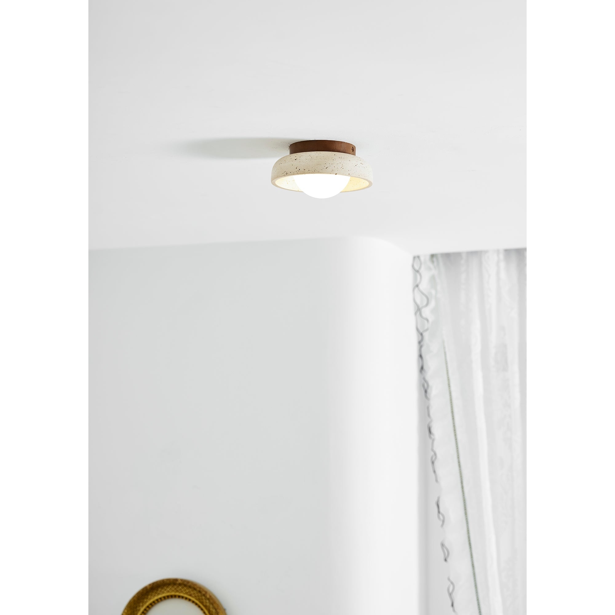 Piedra Travertine Ceiling Lamp D682