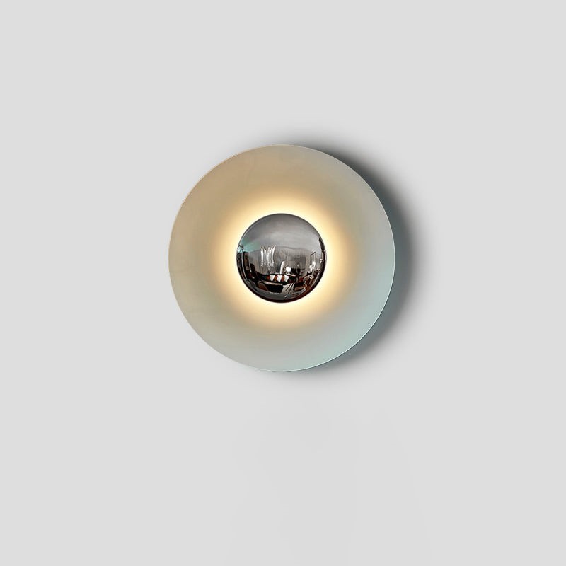 Simplicity Round Ginger Glow Wall Light S188