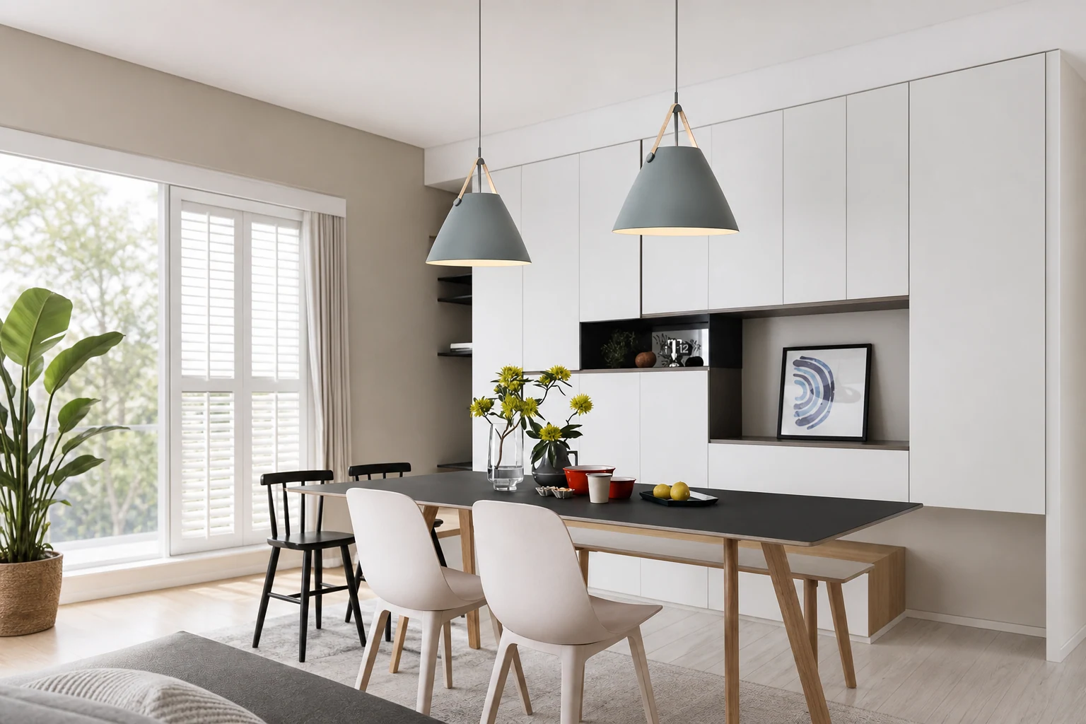 Scena lifestylowa lampy wiszącej MONDENA