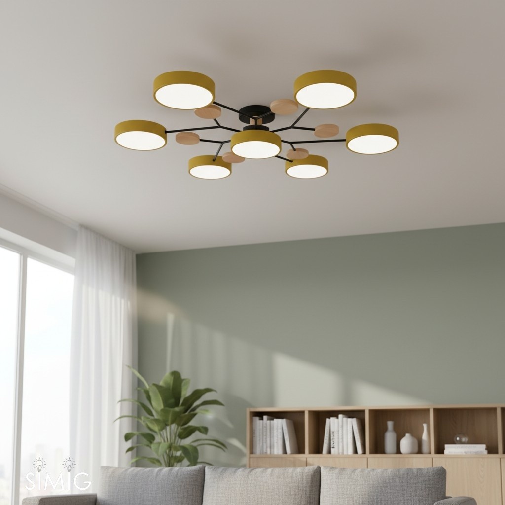 Nordic Modern Multi Disc Ceiling Lamp S94