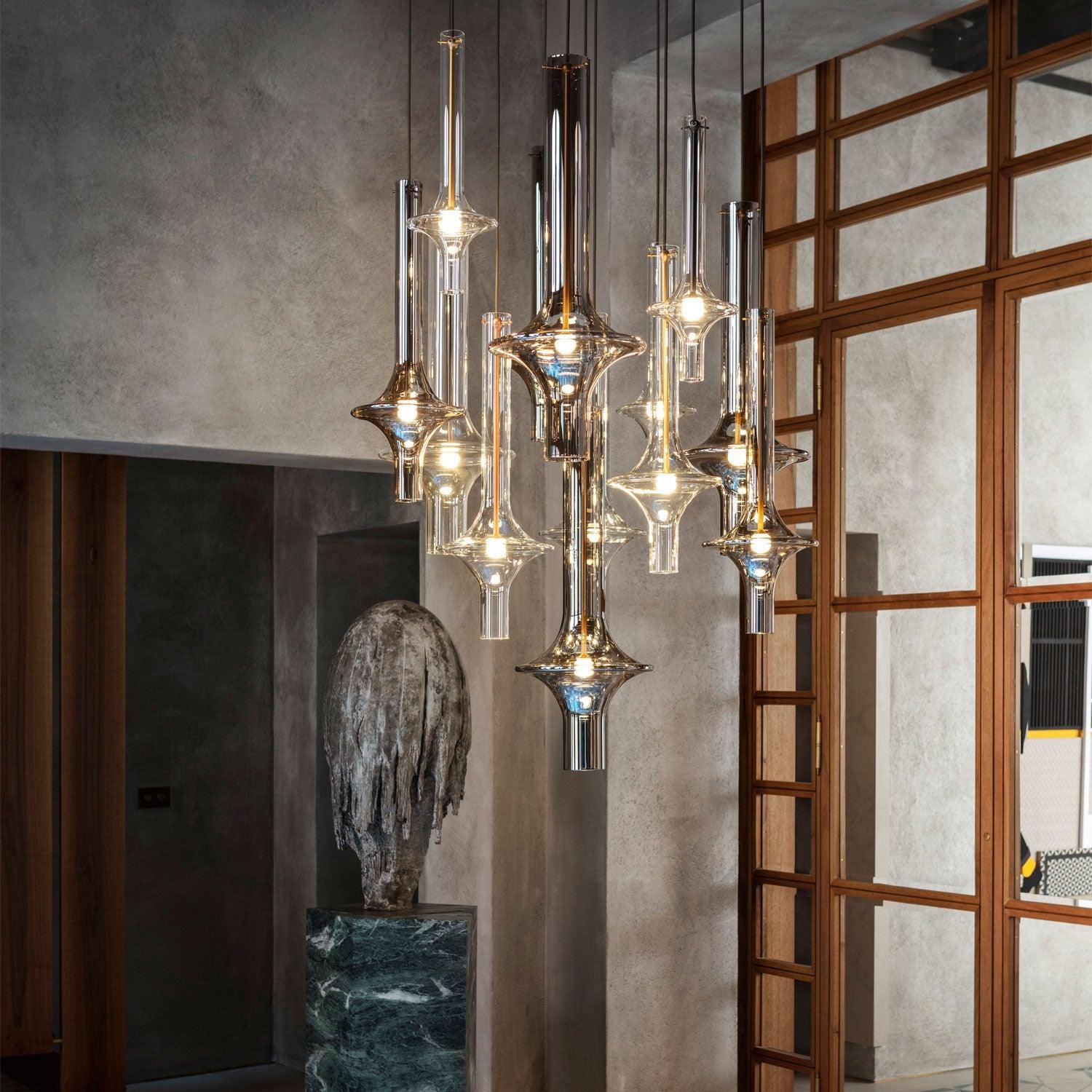 Modern Creative Glass Tube Pendant Lamp M101