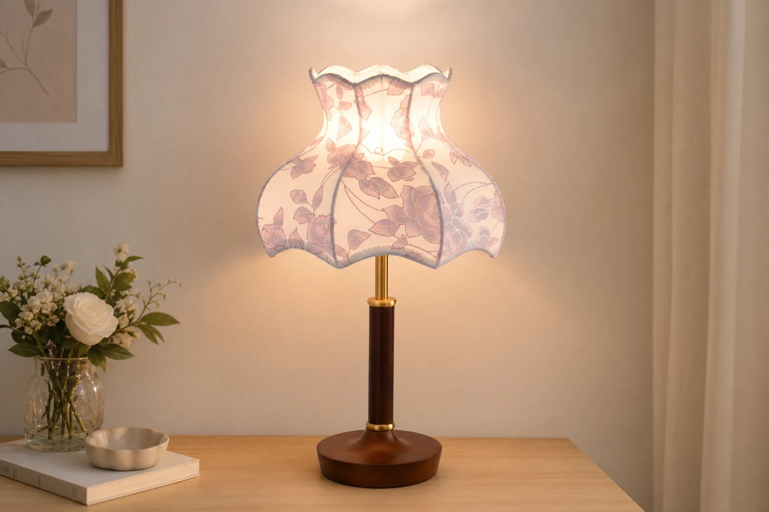 Lampa stołowa Melilla D06 w aranżacji stołu w salonie