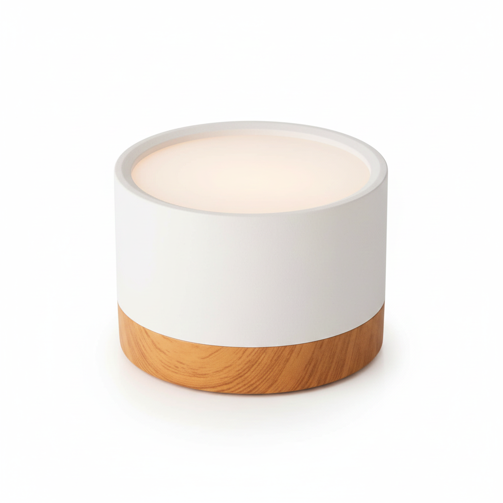 Plafonnier moderne nordique blanc Don D881 - Vue produit