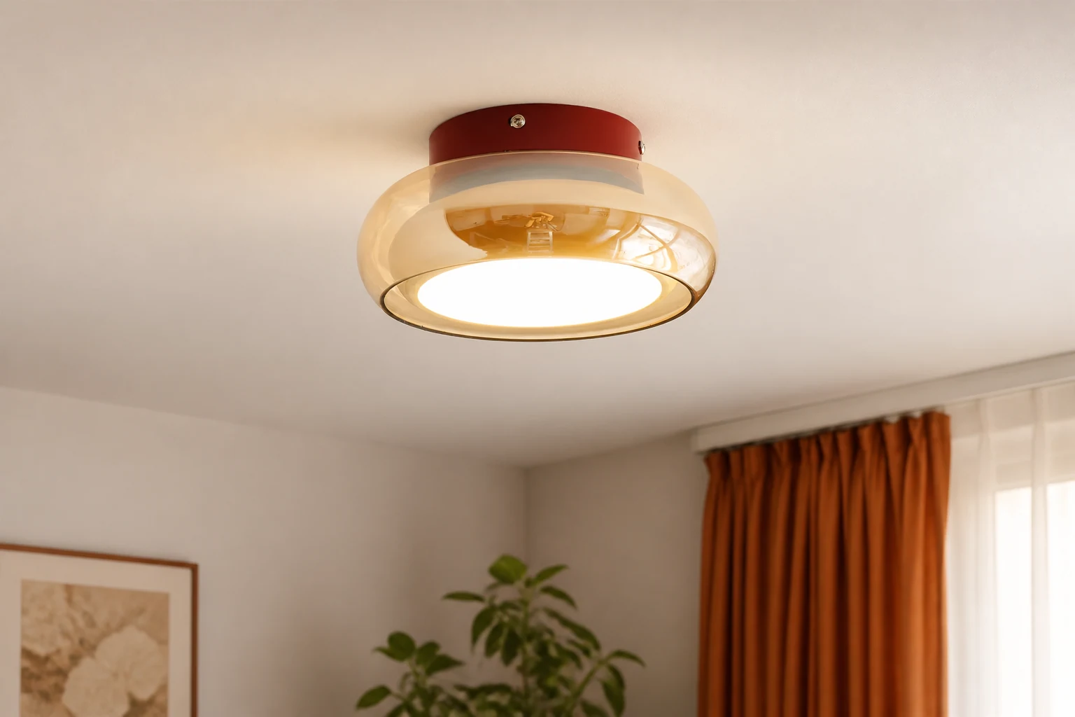 Lampa sufitowa M207 w stylu życia we wnętrzach